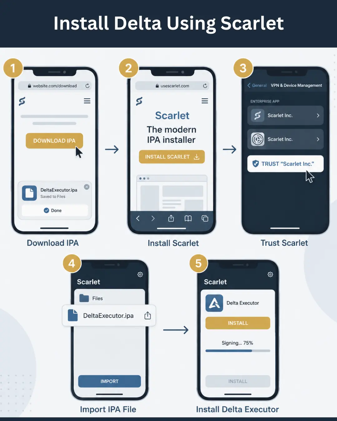 Delta ios Install Delta Using Scarlet